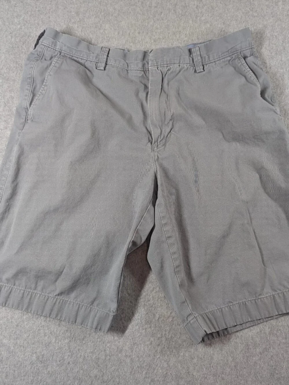J Crew Rivington Shorts Men's 34 (Actual 33) Gray Flat Front Casual Chino